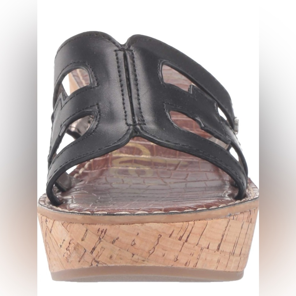 Sam Edelman Regis Leather Slip-On Wedge Sandal Women's Size 9.5 (NWT) - Picture 16 of 16